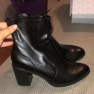 Brash ankle boots.